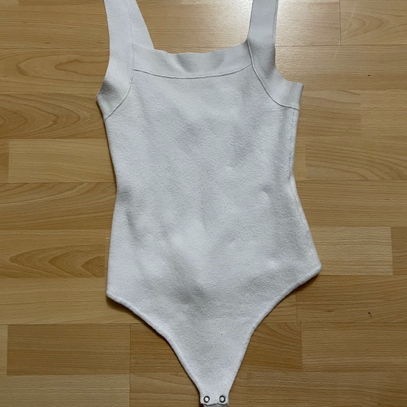 Abercrombie & Fitch White Knit Body Suit - Picture 2 of 4